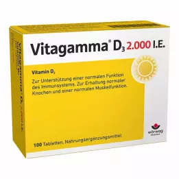 VITAGAMMA D3 2000 I.E. Witamina D3 NEM Tabletki, 100 szt