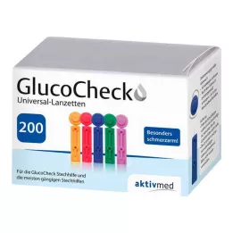 GLUCOCHECK Lancety uniwersalne 200 szt