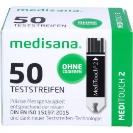 MEDITOUCH 2 paski do pomiaru glukozy we krwi, 2X25 szt