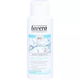 Lavera Baza intensywna 2 w 1 żelu pod prysznicem do skóry i włosów, 200 ml