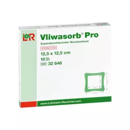 VLIWASORB Pro superabsorbent komp. sterylny 12,5x12,5 cm, 10 szt