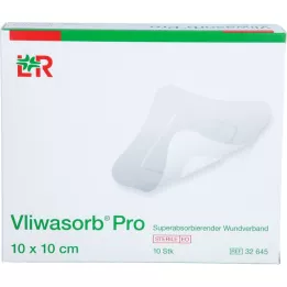 VLIWASORB Pro superabsorbent komp. sterylny 10x10 cm, 10 szt