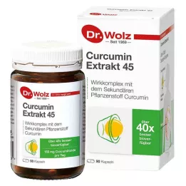CURCUMIN EXTRAKT 45 kapsułek Dr.Wolz, 90 szt