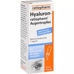 HYALURON-RATIOPHARM Krople do oczu, 10 ml
