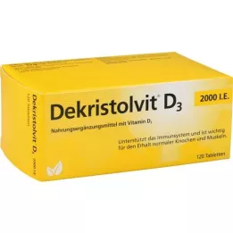 DEKRISTOLVIT D3 2000, tj. Tabletki, 120 szt