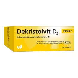 DEKRISTOLVIT D3 2000 j.m. tabletki, 120 szt