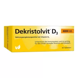DEKRISTOLVIT D3 4000 j.m. tabletki, 60 szt