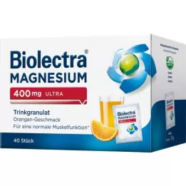 BIOLECTRA Magnez 400 mg Ultra Trinkgran.orange, 40 szt