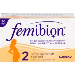 Femibion Ciąża 2 D3 + DHA + 400 μg folian, 2x30 szt