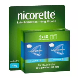 NICORETTE pastylki prasowane Freshmint 4 mg, 80 szt