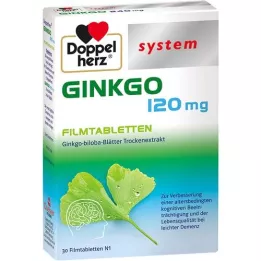 DOPPELHERZ Ginkgo 120 mg System Film Tablet, 30 szt