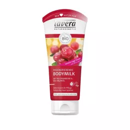 LAVERA Bodymilk Organiczna Żurawina & Organiczny Olej Arganowy, 200ml