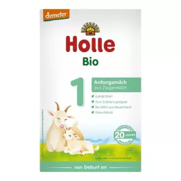 HOLLE Mleko modyfikowane dla niemowląt 1 ekologiczne na bazie mleka koziego Plv., 400 g
