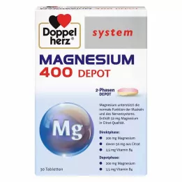 DOPPELHERZ Tabletki systemu Magnez 400 Depot, 30 szt