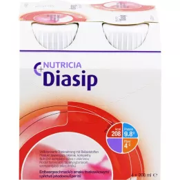 DIASIP Smak Truskawkowy, 4X200ml