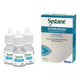 SYSTANE HYDRATION Krople nawilżające do oczu 3X10 ml