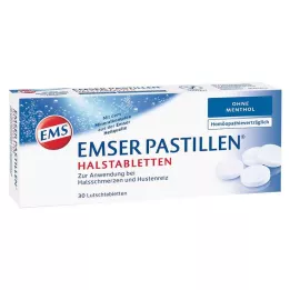 EMSER Pastylki bez mentolu 30 szt