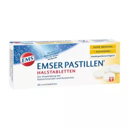 EMSER Pastylki bez mentolu bez cukru 30 szt