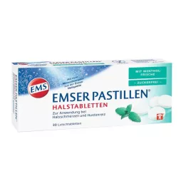 EMSER Pastylki o mentolowej świeżości bez cukru 30 szt