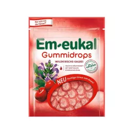 EM-EUKAL Dzika wiśnia-szałwia żelki zatrzymujące cukier, 90 g
