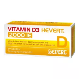 VITAMIN D3 HEVERT tabletki 2000 j.m., 60 szt