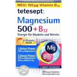 TETESEPT Tabletki Magnez 500+B12 Depot, 30 szt