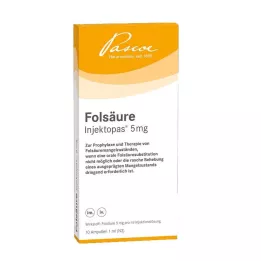 FOLSÄURE INJEKTOPAS 5 mg roztwór do wstrzykiwań, 10 szt