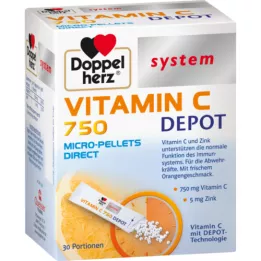 Doppelherz Pelety systemowe VITAMIN C 750, 30 szt