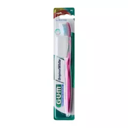 GUM Oryginalna biała szczoteczka do zębów miękka, 1 szt