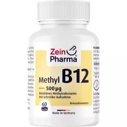 VITAMIN B12 500 μg lizaki metylokobalaminy, 60 szt