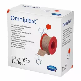 OMNIPLAST Nić tekstylna do plastra mocującego 2,5 cm x 9,2 m, 1 szt