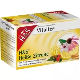 H&amp;S Hot Lemon Vital Filtr Bag, 20x2,0 g