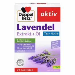 DOPPELHERZ Tabletki z ekstraktem i olejkiem lawendowym, 30 szt