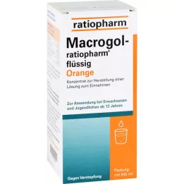 Macrogol ratiopharm Ciekły pomarańczowy przed zaparciem, 500 ml