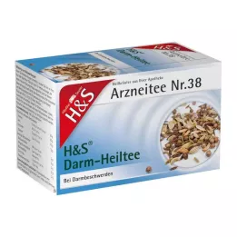 H&amp;S torebki filtrujące do herbaty leczniczej na jelita, 20X2,0 g