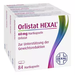 ORLISTAT HEXAL 60 mg kapsułki twarde, 3X84 szt