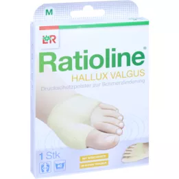 Ratioline HALLUX VALGUS OCHRONY PŁATNOŚCI PAD M (Shootgr.39-41), 1 szt
