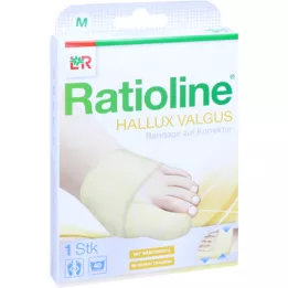 Ratioline Halux Valgus Bandaż M (fourpieces 21.5 - 23 cm), 1 szt