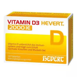 VITAMIN D3 HEVERT tabletki 2000 j.m., 120 szt