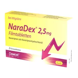 NARADEX 2,5 mg tabletki powlekane, 2 szt