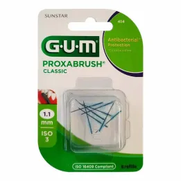 GUM Proxabrush Classic wymienne szczoteczki 1,1 mm, 8 sztuk