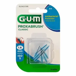 GUM Proxabrush Classic wymienne szczoteczki 1,6 mm, 8 sztuk