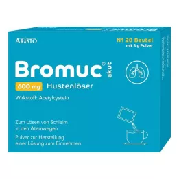 BROMUC ostry kaszel wykrztuśny tabletki 600 mg doustne, 20 szt