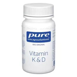 PURE ENCAPSULATIONS Witamina K & D kapsułki, 60 szt
