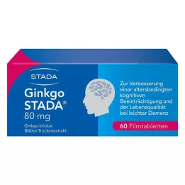 GINKGO STADA 80 mg tabletki z filmu, 60 szt