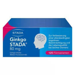 GINKGO STADA 80 mg tabletki z filmu, 120 szt