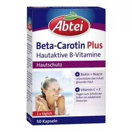 ABTEI Beta-karoten plus Skin-Active witaminy z grupy B kapsułki, 50 szt