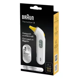 BRAUN THERMOSCAN 3 termometry douszne na podczerwień, 1 szt