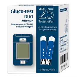 GLUCO TEST DUO Paski testowe 25 szt