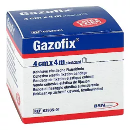 GAZOFIX Bandaż mocujący kohezyjny 4 cm x 4 m, 1 szt